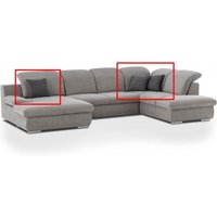 Deko-Kissen 3er Set ISONA von Cotta Orlando Graphite