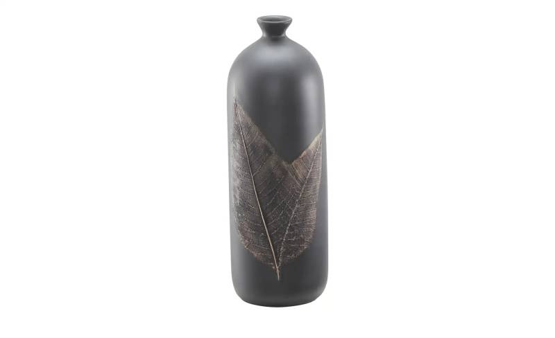 Deko Vase   ¦ schwarz ¦ Polyresin (Kunstharz) ¦ Maße (cm): H: 35,5  Ø: 12 Accessoires > Vasen - Höffner