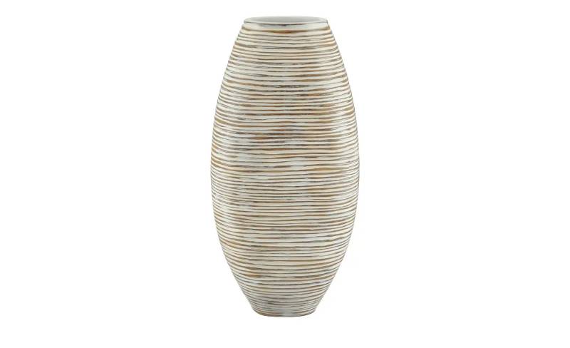Deko Vase   ¦ weiß ¦ Polyresin (Kunstharz) ¦ Maße (cm): B: 22 H: 45 T: 9.5 Accessoires > Vasen - Höffner