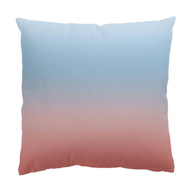 Dekokissen Blau-Rosa Farbverlauf