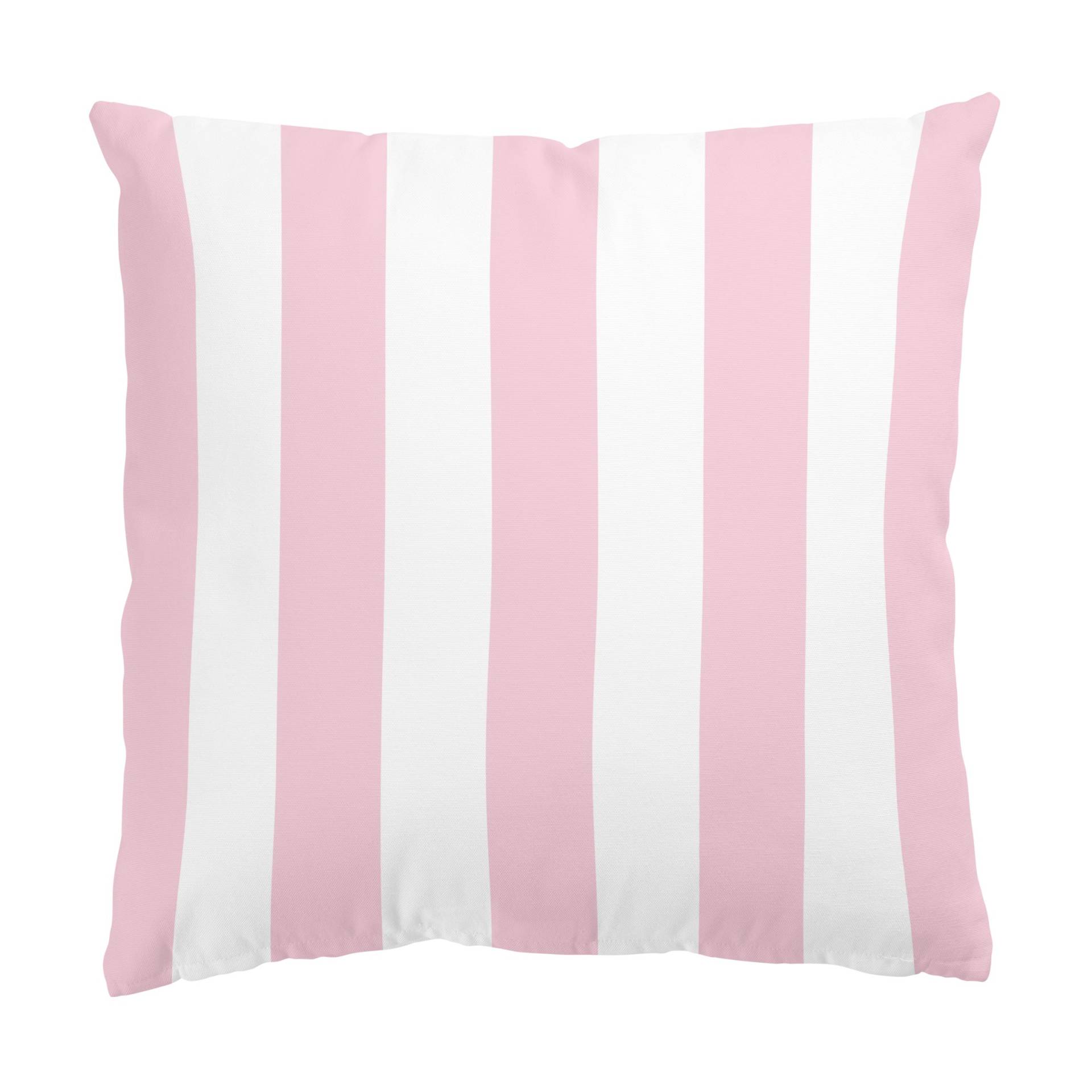 Dekokissen Längsstreifen in Rosé