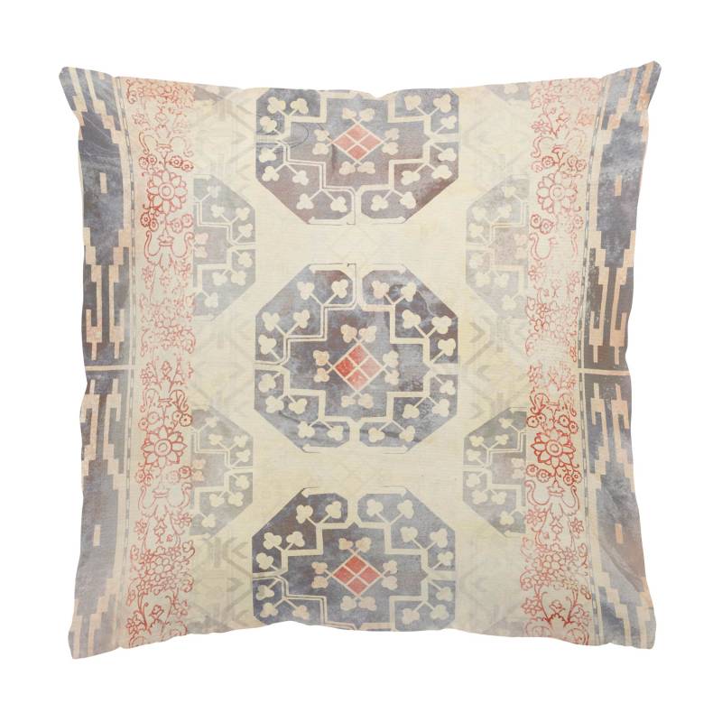 Dekokissen Persisches Vintage Muster in Indigo IV