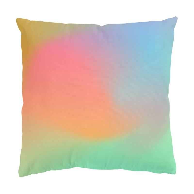 Dekokissen Regenbogenfarben