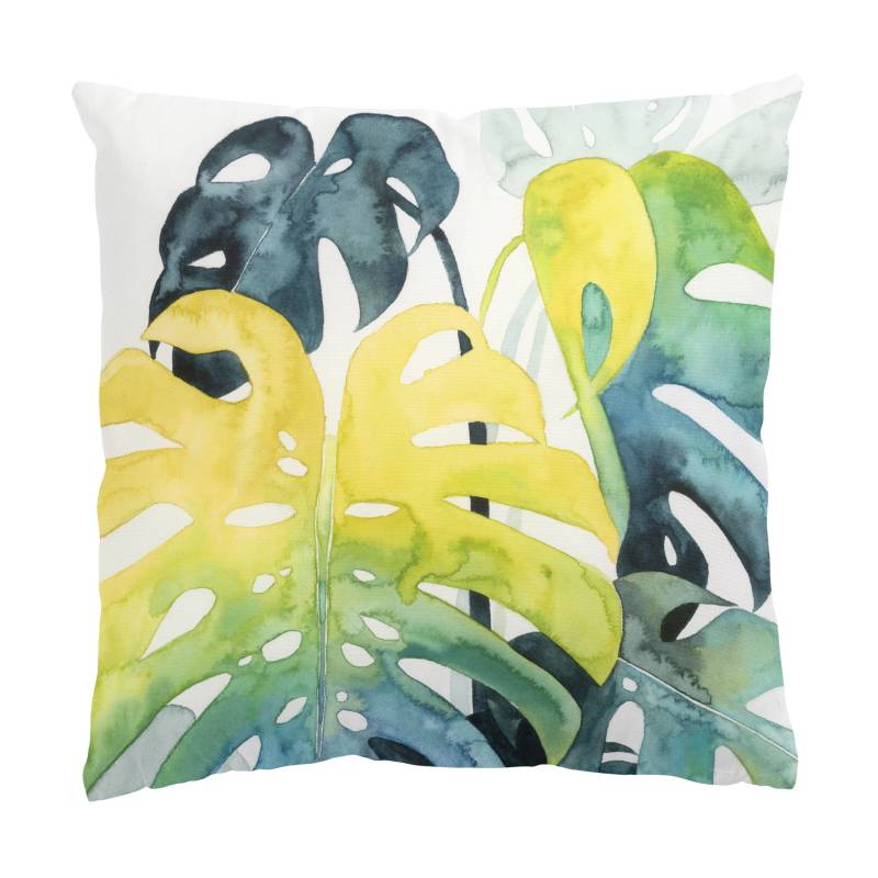 Dekokissen Tropisches Blattwerk - Monstera