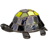 Dekoleuchte Glas Tiffany Stil Schildkröte in Bronze Grün von ELSTEAD