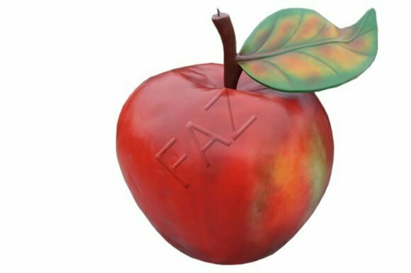 Dekoration Laden Aufsteller Apfel Obst Handel Dekoration 125cm XXL Werbung