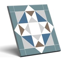 Dekorative Feinsteinzeugfliese Patchwork Viktorianisch SALLY 20x20 cm Güteklasse. UND