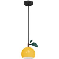 Kinderzimmerleuchte Apfel Ø 17 cm Gelb E27 Metall Kinderzimmerleuchte Apfel Ø 17 cm Gelb E27 Metall von Luminex