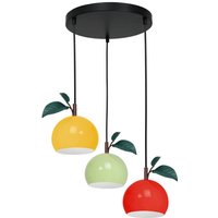 Kinderzimmerleuchte Bunt Apfel Ø 42 cm 3x E27 Metall Kinderzimmerleuchte Bunt Apfel Ø 42 cm 3x E27 Metall von Luminex