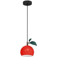 Deckenleuchte Kinderzimmer Apfel Ø 17 cm Metall Rot Deckenleuchte Kinderzimmer Apfel Ø 17 cm Metall Rot von Luminex