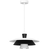 Dekorative Hängelampe Weiß Schwarz Ø34 cm E27 Modern von Luminex