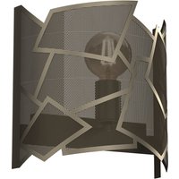Dekorative Wandlampe Metall in Gold B:26 cm E27 Modern von Luminex