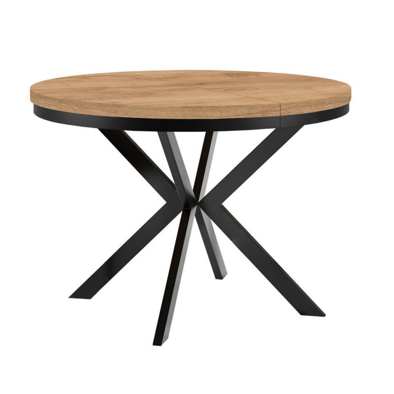 Dekori_Interiors ESSTISCH Braun, Schwarz