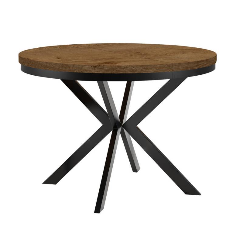 Dekori_Interiors ESSTISCH Dunkelbraun, Schwarz