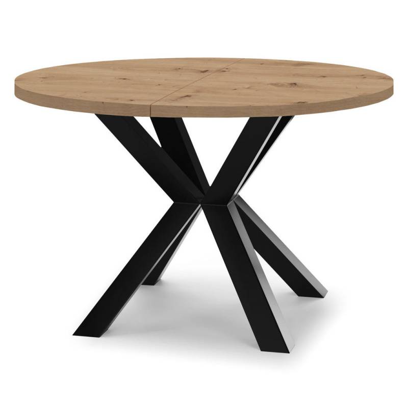 Dekori_Interiors ESSTISCH Eiche Artisan, Schwarz Dekori_Interiors ESSTISCH Eiche Artisan, Schwarz