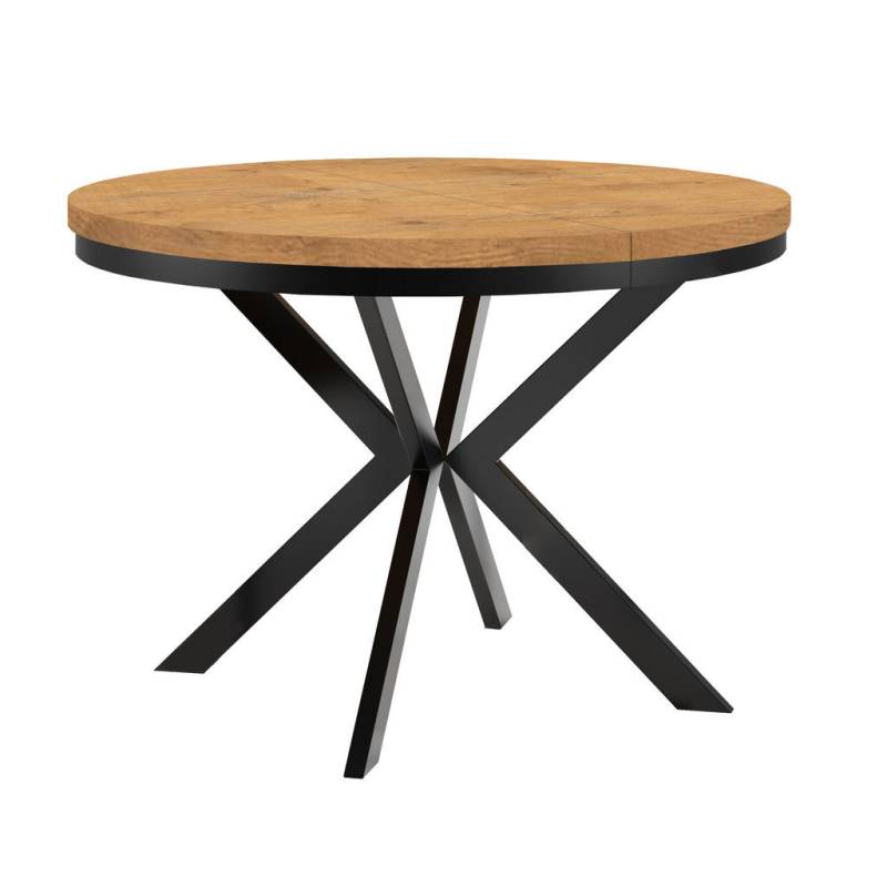 Dekori_Interiors ESSTISCH Hellbraun, Schwarz