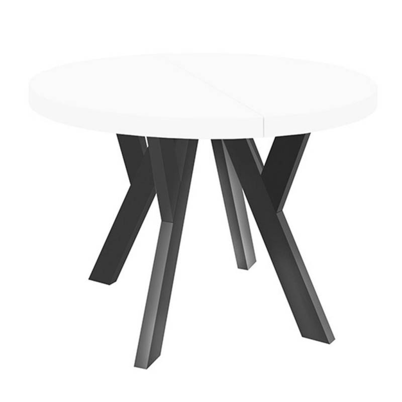 Dekori_Interiors ESSTISCH Weiß, Schwarz