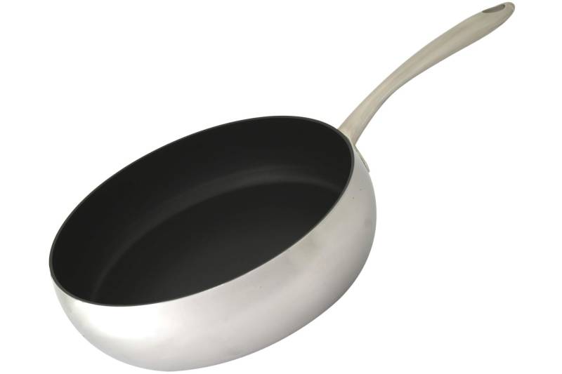 Deluxe Edelstahl Bratpfanne Ø 20 cm PTFE Antihaft Beschichtung Pfanne