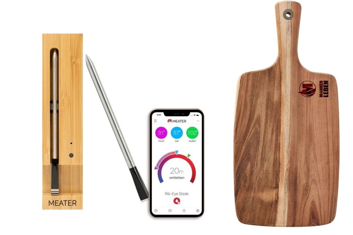 Der Originale MEATER + Servier & Schneidebrett von Apption Labs GmbH