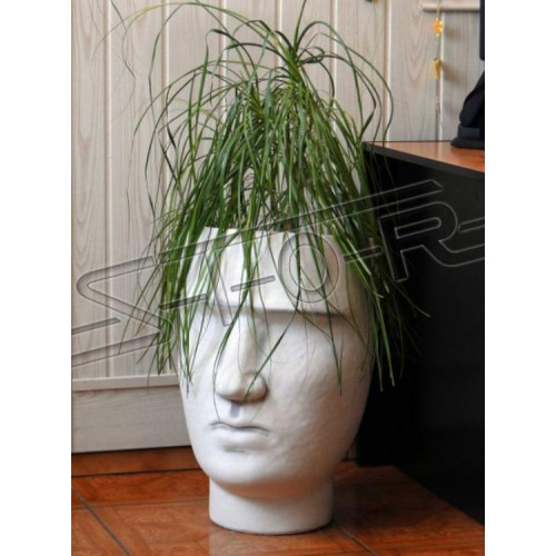 Design Blumentopf Top Planz Kübel Deko Gefäß Figur Töpfe Gesicht Skulptur