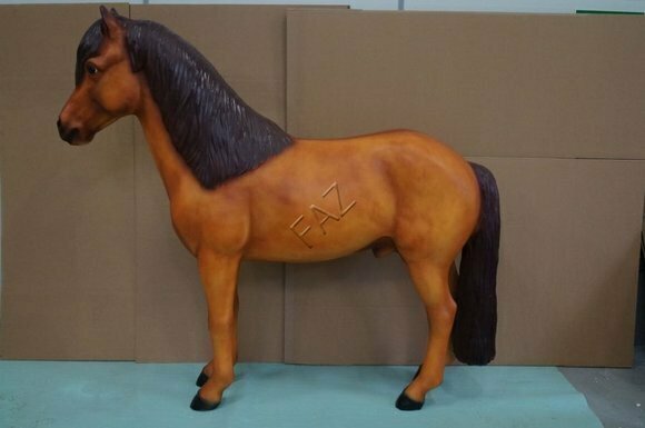 Design Pferd Figur Garden Statue Skulptur Figuren Skulpturen Dekoration