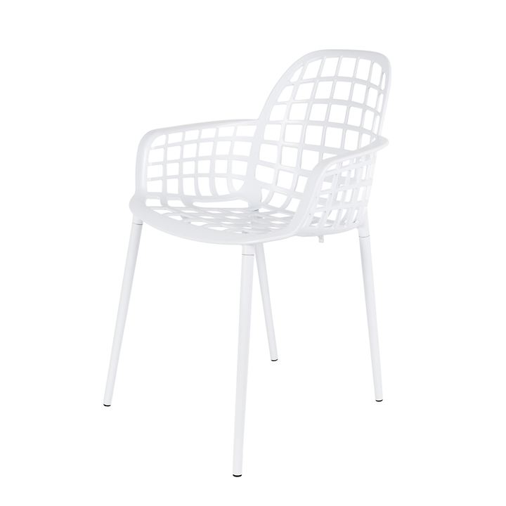 Design-Stuhl weiß  'Albert Kuip'