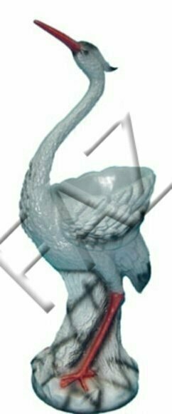 Design Vasen Statue Reiher Vase Deko Blumentopf Dekoration Skulptur Design Vasen Statue Reiher Vase Deko Blumentopf Dekoration Skulptur