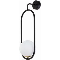 Design Wandleuchte Schwarz Weiß Glas NAESALA Flur von Zaklad Wielobranzowy Export-Import-Jupiter