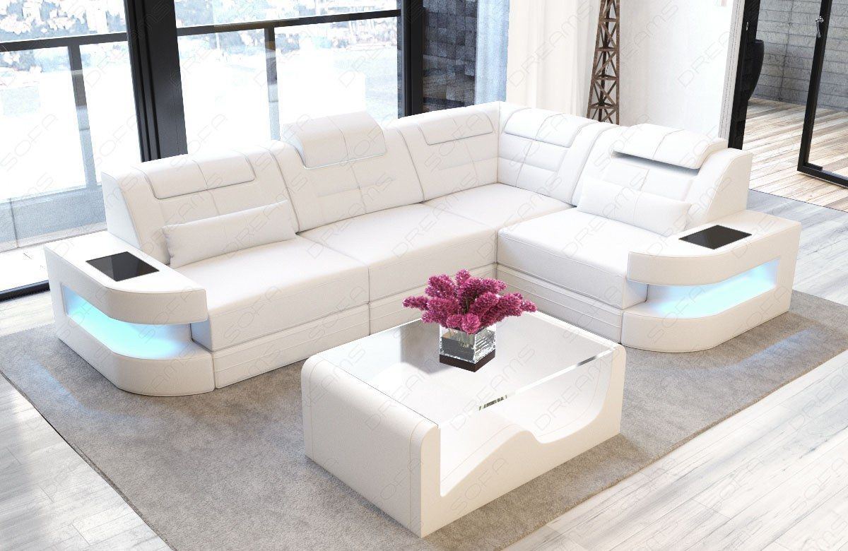Designersofa Como L-Form – Leder & Luxus