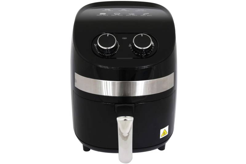 Deski Heißluft Fritteuse 3,5 Liter 1000 W schwarz Friteuse bis 0,8 kg ölfrei