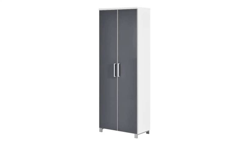 Dielenschrank   ¦ grau ¦ Maße (cm): B: 71 H: 193 T: 37.0 Garderoben & Kleiderstangen > Garderobenschränke - Möbel Kraft