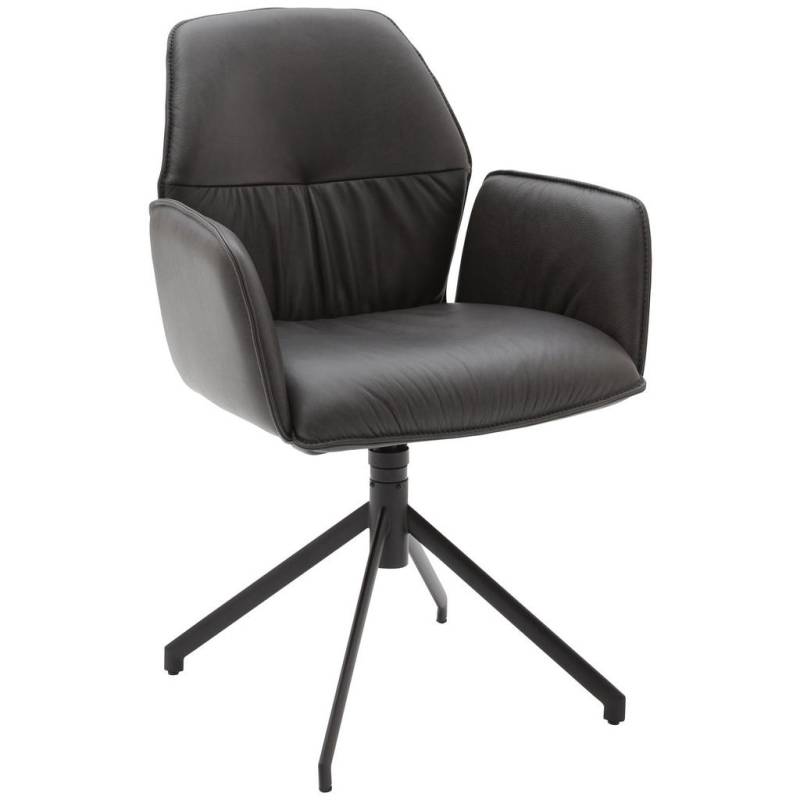 Dieter Knoll ARMLEHNSTUHL Graphit, Schwarz