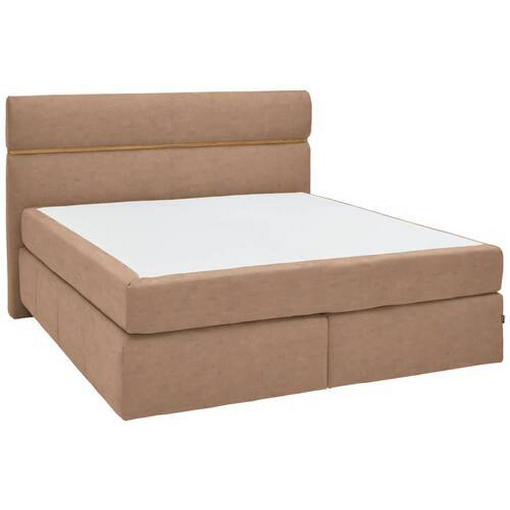 Dieter Knoll BOXSPRINGBETT Eiche, Hellbraun