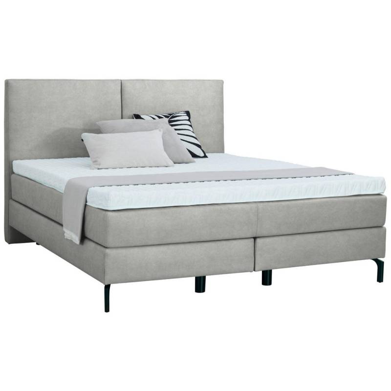 Dieter Knoll BOXSPRINGBETT Hellgrau