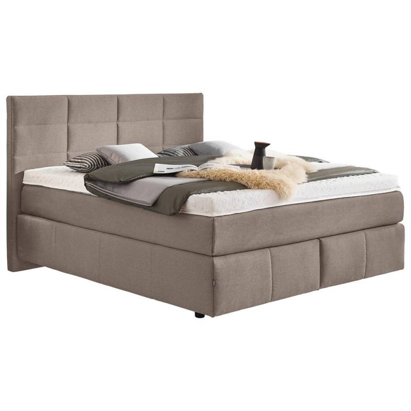 Dieter Knoll BOXSPRINGBETT Hellgrau