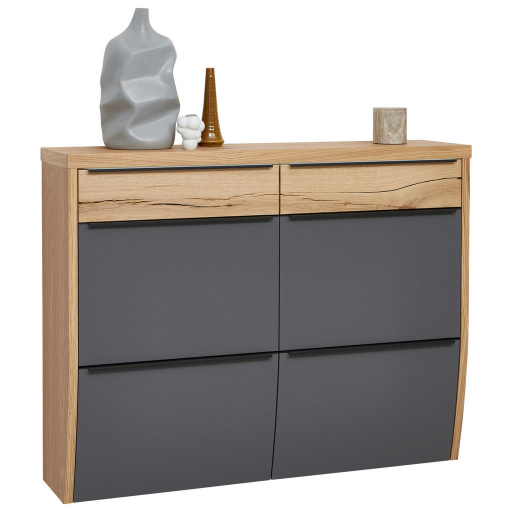 Dieter Knoll SCHUHKIPPER Grau, Eiche