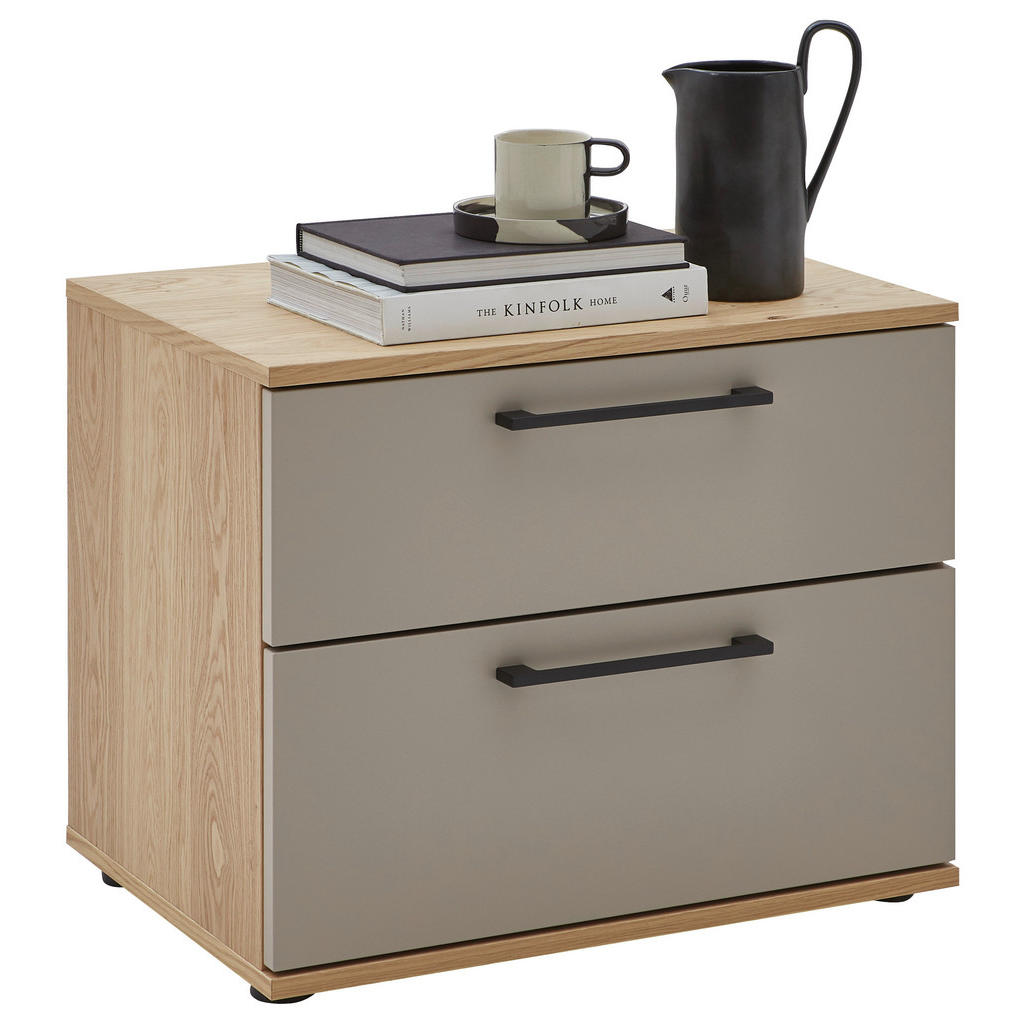 Dieter Knoll NACHTSCHRANK Taupe, Eiche Dieter Knoll NACHTSCHRANK Taupe, Eiche