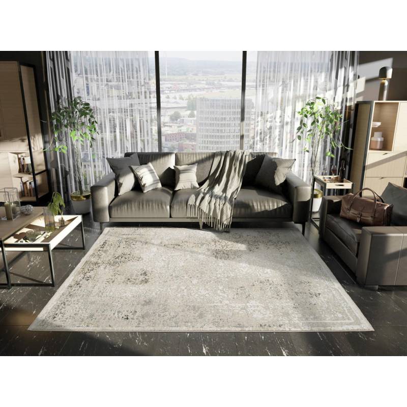 Dieter Knoll VINTAGE-TEPPICH Grau