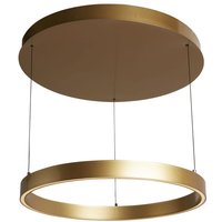 Dimmbare LED Pendelleuchte in Gold 41 W Gestensteuerung von 121004