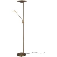Dimmbare LED Stehlampe flexibel 180 cm in Messing Antik Dimmbare LED Stehlampe flexibel 180 cm in Messing Antik von Trio
