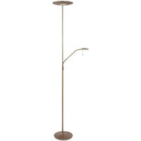 Dimmbarer LED Deckenfluter mit Lesearm in Bronze 185 cm Dimmbarer LED Deckenfluter mit Lesearm in Bronze 185 cm von Steinhauer