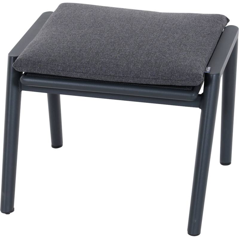 Dining Hocker ROMA ca.B54 H41 T56 cm in Aluminium matt anthrazit