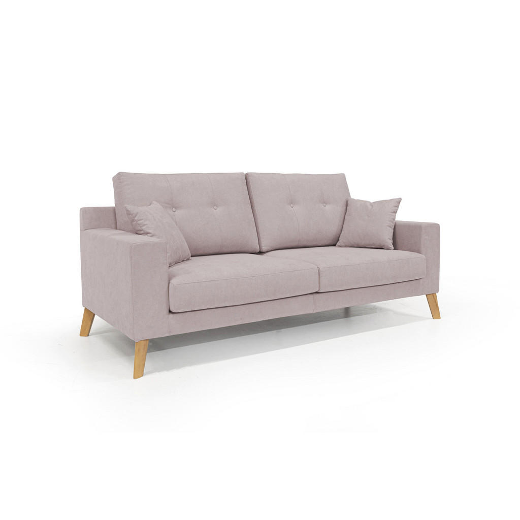 Divani.store Linearsofa, Rosa, Textil, 4-Sitzer, Rechteckig, 206x95x91 cm, Wohnzimmer, Sofas & Couches, Sofas Divani.store Linearsofa, Rosa, Textil, 4-Sitzer, Rechteckig, 206x95x91 cm, Wohnzimmer, Sofas & Couches, Sofas von Divani.store