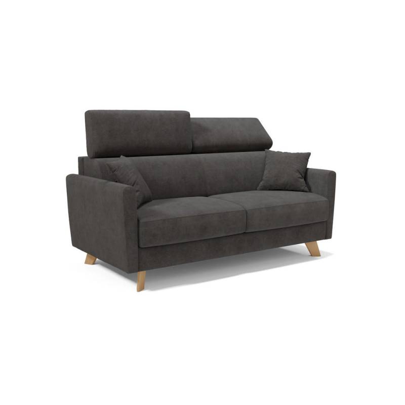 Divani.store SCHLAFSOFA Anthrazit
