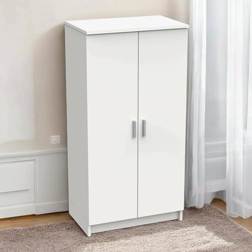 Dmora - 2-türiger MehrzweckschrankTarn, Multifunktionale Möbel, Schuhschrank, Besenschrank, 55x35 h108 cm, Mattweiß Dmora - 2-türiger MehrzweckschrankTarn, Multifunktionale Möbel, Schuhschrank, Besenschrank, 55x35 h108 cm, Mattweiß