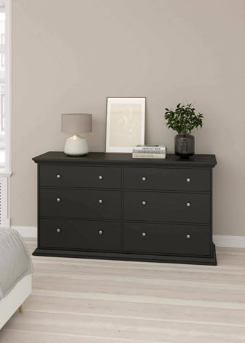 Dmora - Kommode Gladys, Wohnzimmerbuffet, Wohnzimmer-Sideboard, Moderne Küchen-Speisekammer, 163x52 h88 cm, Schwarz Dmora - Kommode Gladys, Wohnzimmerbuffet, Wohnzimmer-Sideboard, Moderne Küchen-Speisekammer, 163x52 h88 cm, Schwarz