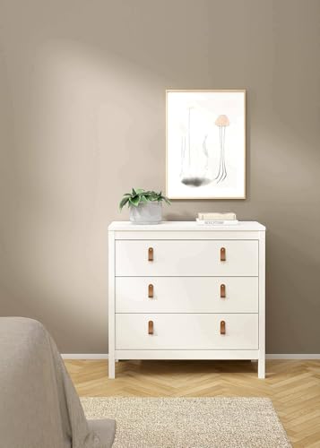 Dmora - Kommode Joceline, Mehrzweckkommode, Schlafzimmerkommode, Schrank mit Schubladen, 82x38 h80 cm, Weiß Dmora - Kommode Joceline, Mehrzweckkommode, Schlafzimmerkommode, Schrank mit Schubladen, 82x38 h80 cm, Weiß