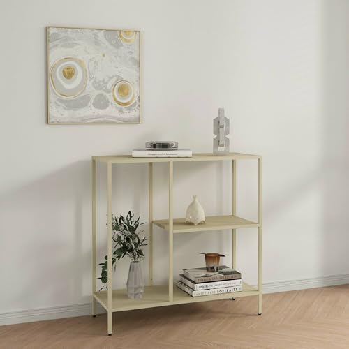 Dmora - Konsolentisch Lime, Tisch, Eingangskonsole, Regal, 80x30 h80 cm, Sahne Dmora - Konsolentisch Lime, Tisch, Eingangskonsole, Regal, 80x30 h80 cm, Sahne von Dmora