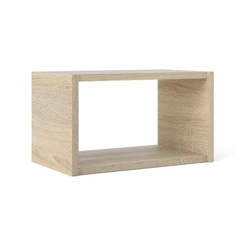 Dmora - Regal Karina, Gestell, Wandregal, Mehrzweckregale, 44x25 h26 cm, Eiche Dmora - Regal Karina, Gestell, Wandregal, Mehrzweckregale, 44x25 h26 cm, Eiche