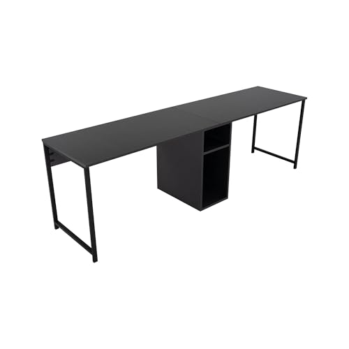 Dmora - Schreibtisch Caprioli, Mehrzweckschreibtisch, Bürotisch für PC, Eckschreibtisch, 240x60 h74 cm, Anthrazit Dmora - Schreibtisch Caprioli, Mehrzweckschreibtisch, Bürotisch für PC, Eckschreibtisch, 240x60 h74 cm, Anthrazit von Dmora